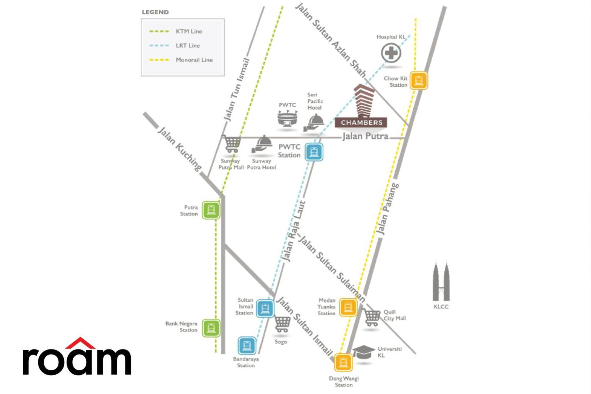 Apartment Chambers Residence, Sunway Putra Mall Kuala Lumpur
